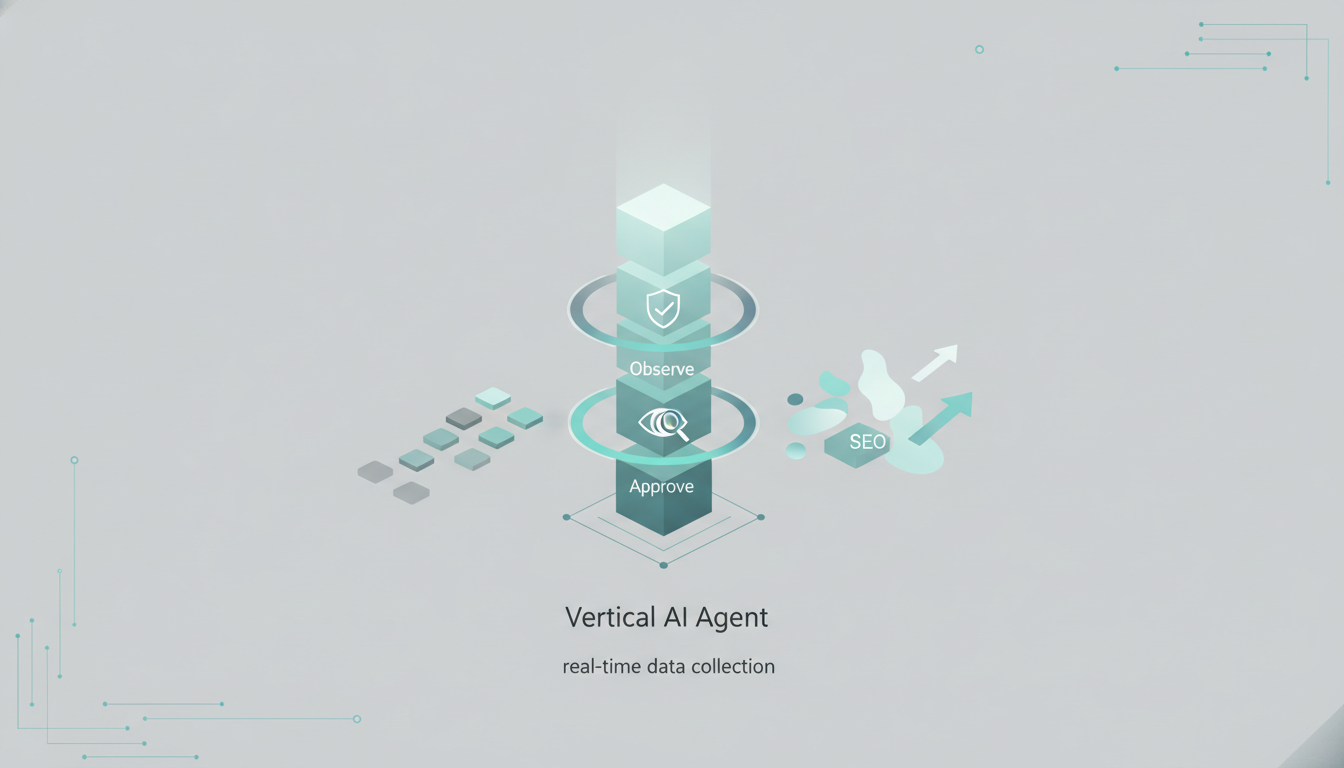 Mekanisme Kerja Vertical AI Agent dalam Automasi Konten dan SEO Berbasis Pattern Observe-Approve
